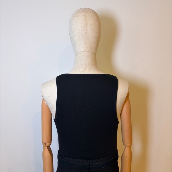 Calvin Klein Men’s Ribbed Cotton Tank Top - Black - Size M - Picture 8 of 10